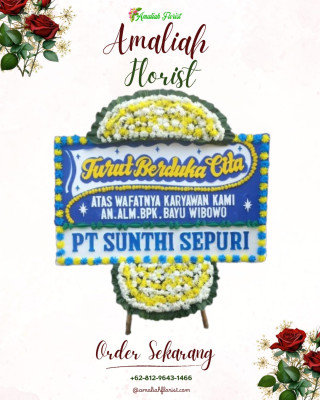 Papan Bunga Duka di Isola